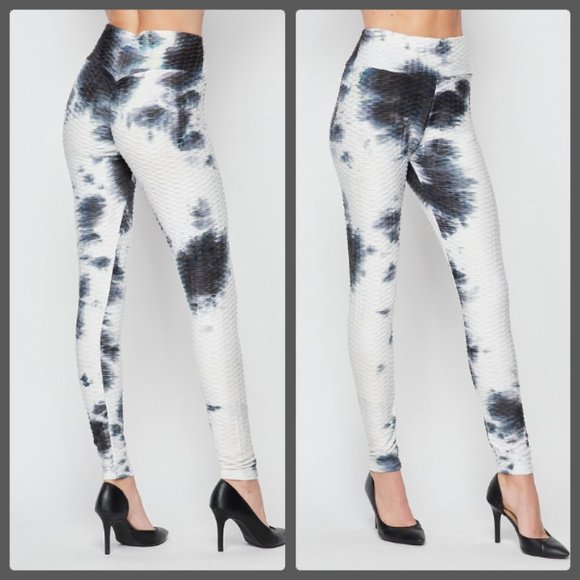 XJBOOST Pants & Jumpsuits Tie Dye Brazilian Butt Lift Scrunch